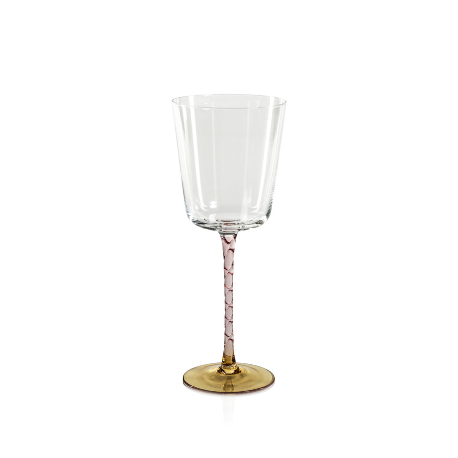Vicenza Glassware - Amber and Pink - Drinkware Sets by Carlyle Avenue