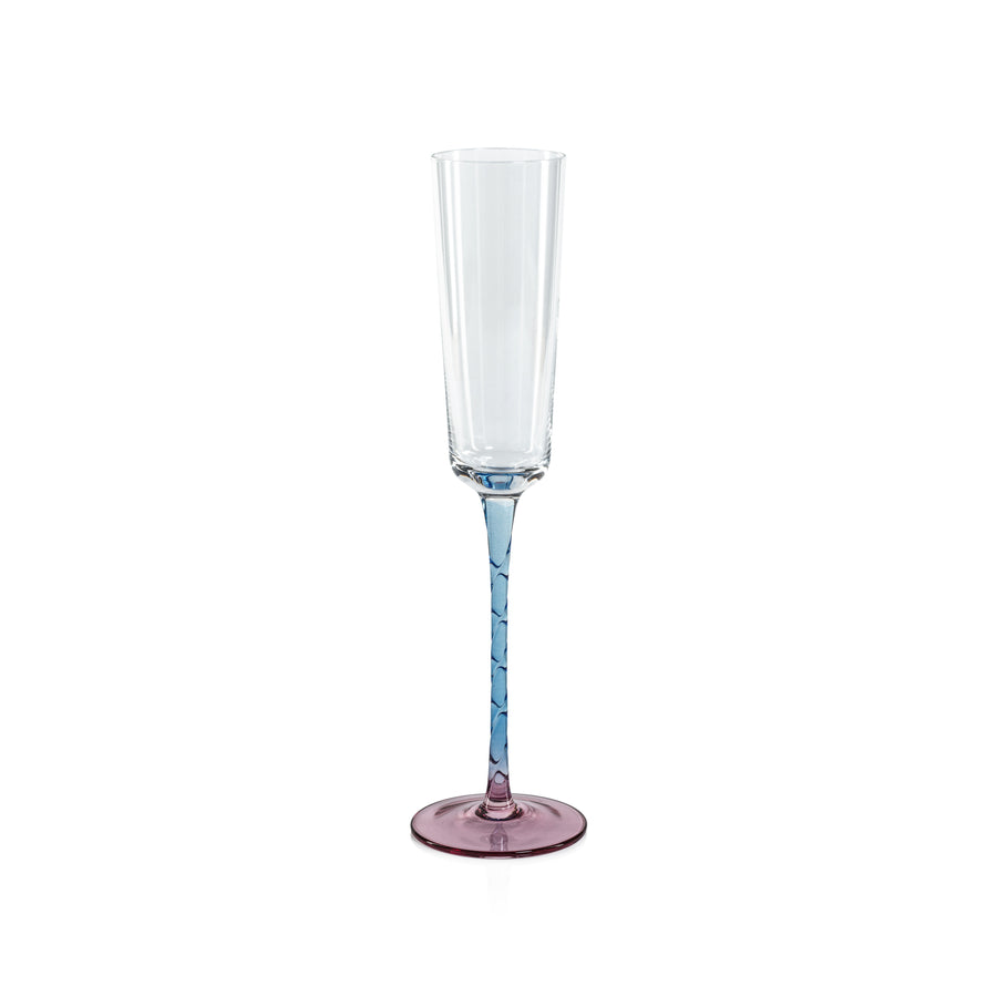 Vicenza Glassware - Pink and Blue - Drinkware Sets by Carlyle Avenue