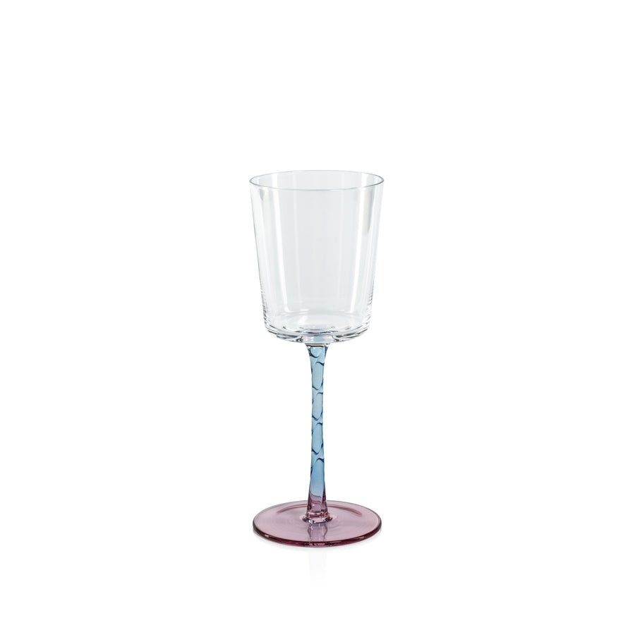 Vicenza Glassware - Pink and Blue - Drinkware Sets by Carlyle Avenue