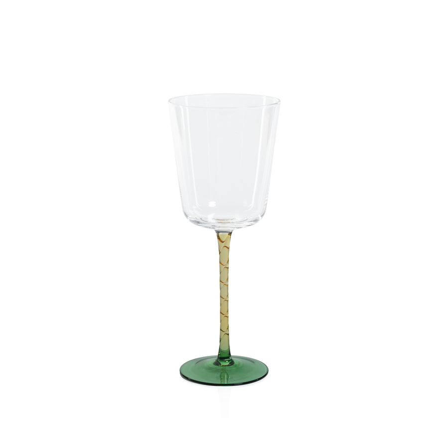 Vicenza Glassware - Green and Amber - Drinkware Sets by Carlyle Avenue