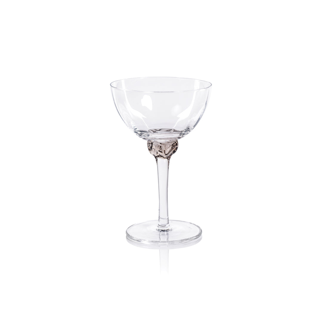 Colette Glassware - Martini/Cocktail Glass - Emerald Colors
