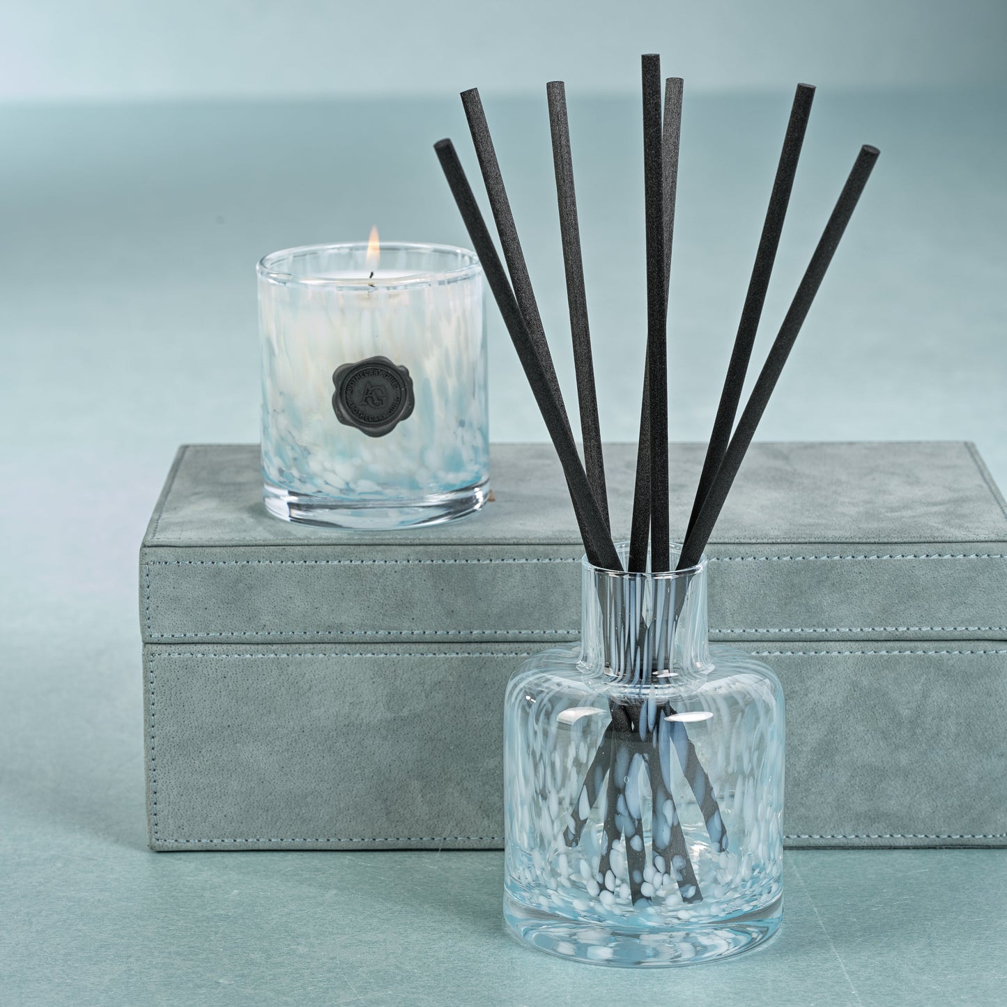 AG Opal Glass Reed Diffuser in Gift Box - Diffusers by Carlyle Avenue