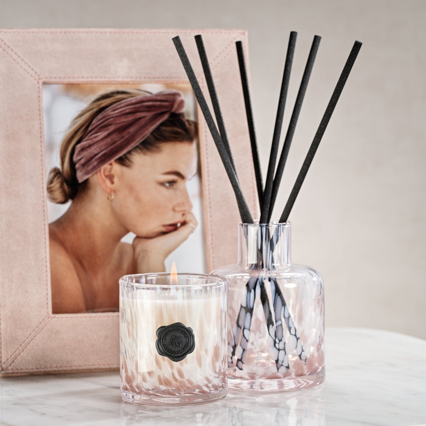 AG Opal Glass Reed Diffuser in Gift Box - Diffusers by Carlyle Avenue