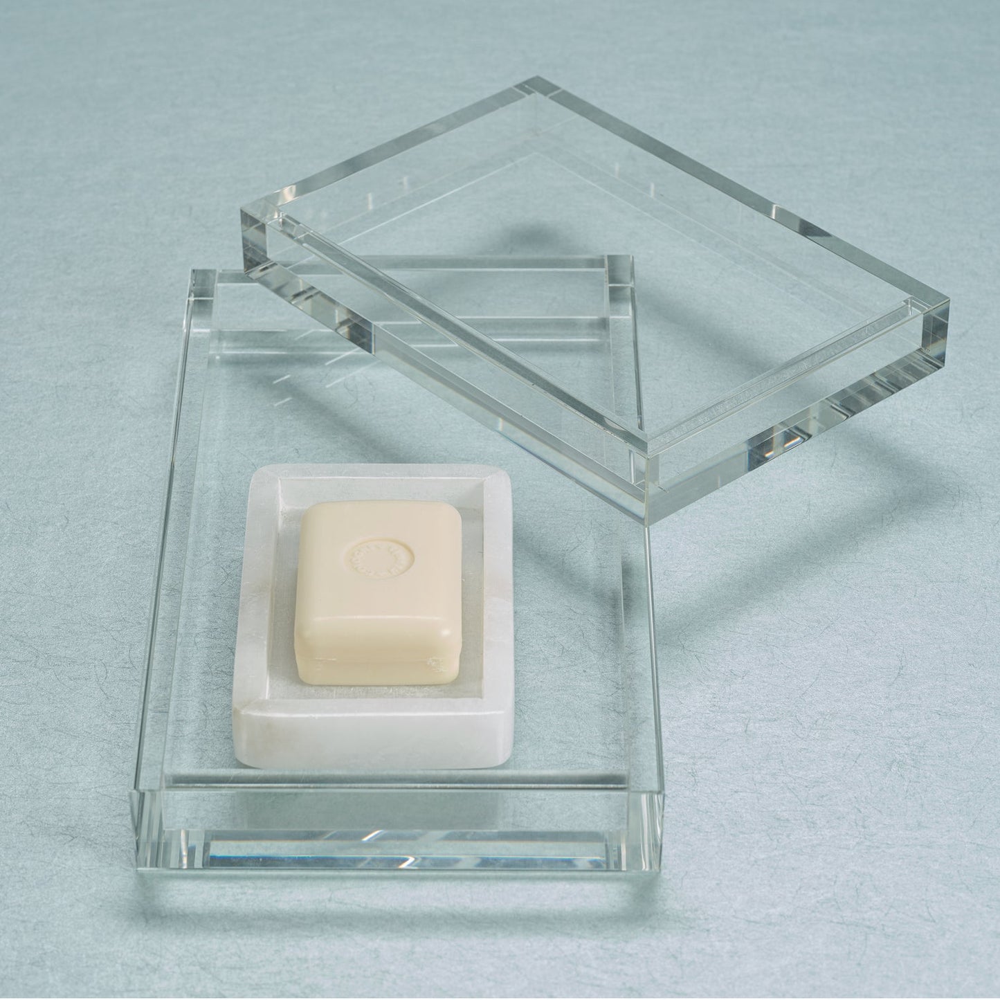 Claire Crystal Glass Vanity Tray - Trays by Carlyle Avenue