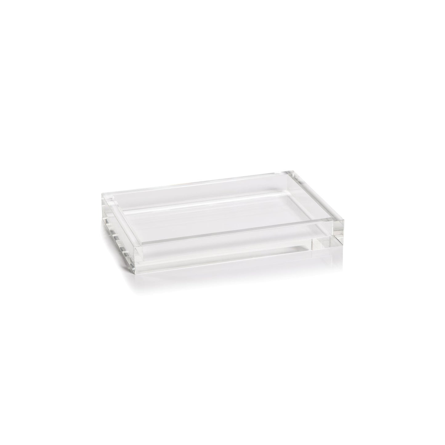 Claire Crystal Glass Vanity Tray - Trays by Carlyle Avenue