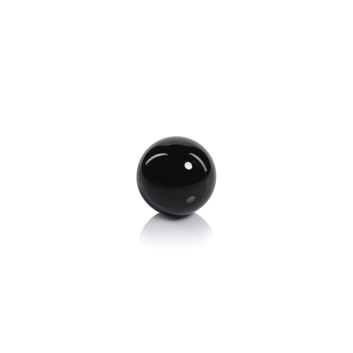 Noir Crystal Glass Fill Ball - Black - Decorative Accessories by Carlyle Avenue