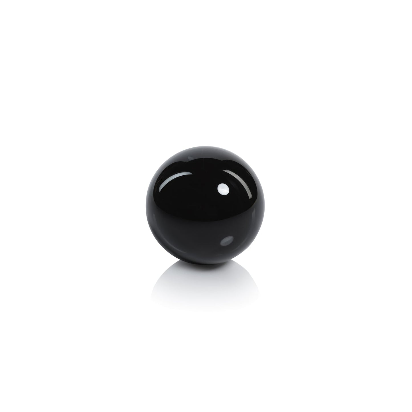 Noir Crystal Glass Fill Ball - Black - Decorative Accessories by Carlyle Avenue