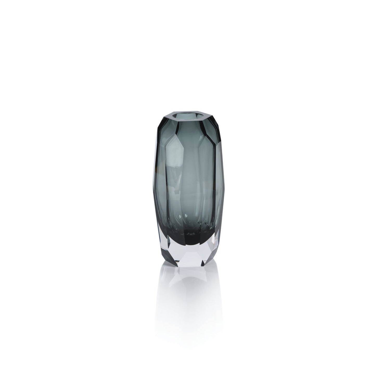 Imperial Glass Vase - Smoke - Vases by Carlyle Avenue