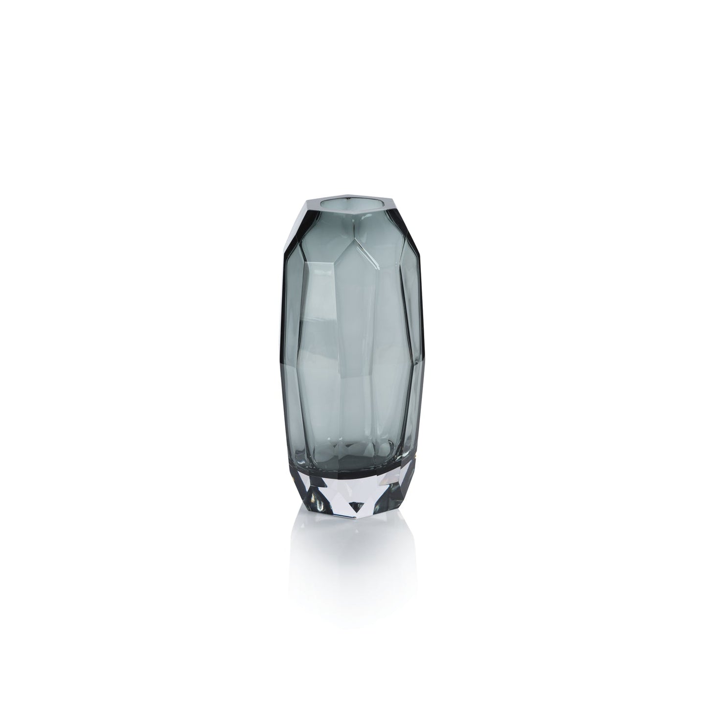 Imperial Glass Vase - Smoke - Vases by Carlyle Avenue