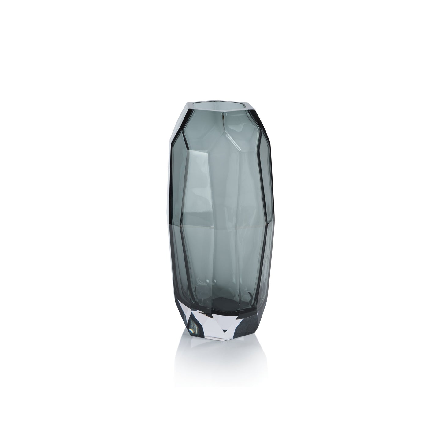 Imperial Glass Vase - Smoke - Vases by Carlyle Avenue