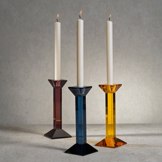 Crystal Taper Holder - Candle Holders by Carlyle Avenue