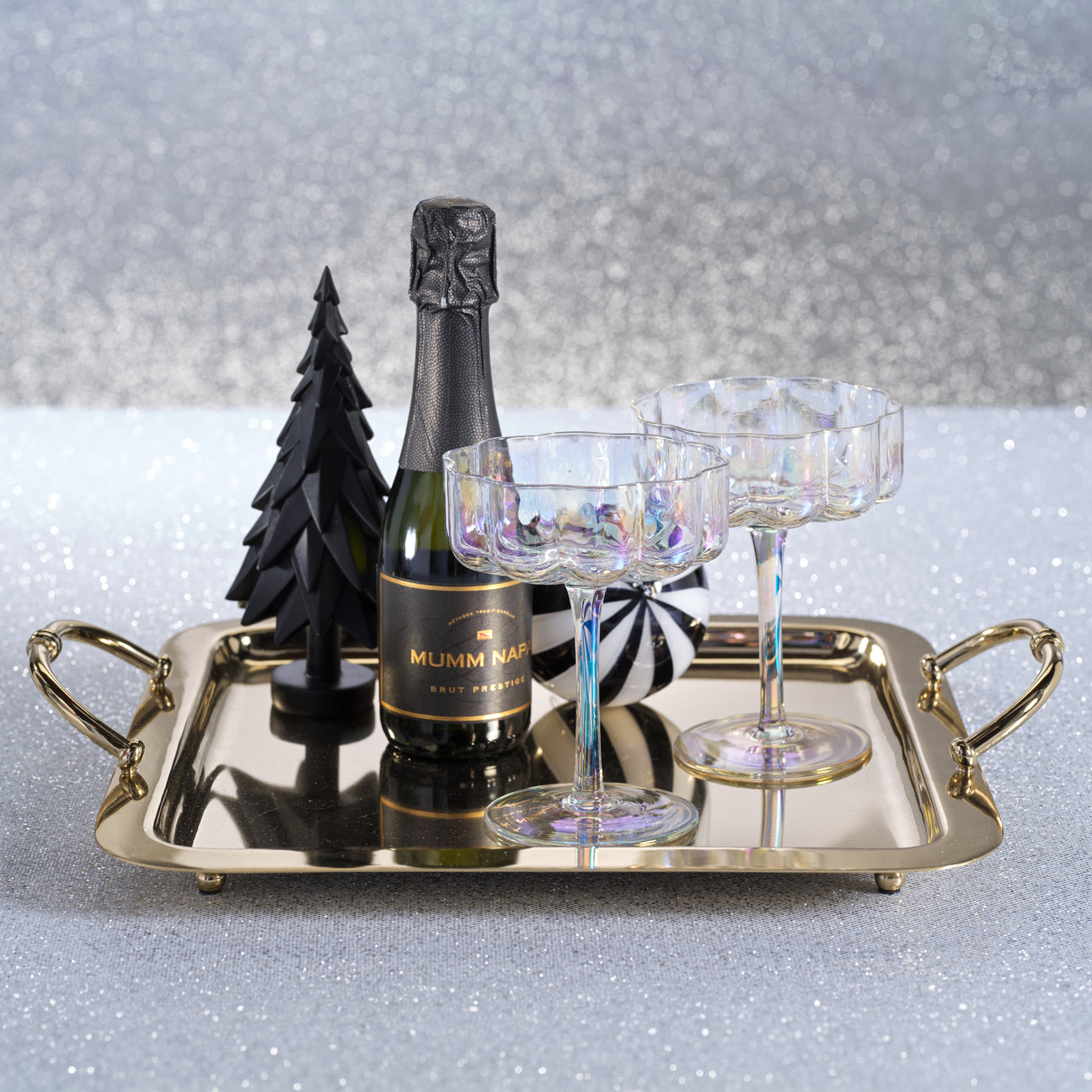 Rocco Handblown Coupe - Luster (Single) - Drinkware Sets by Carlyle Avenue