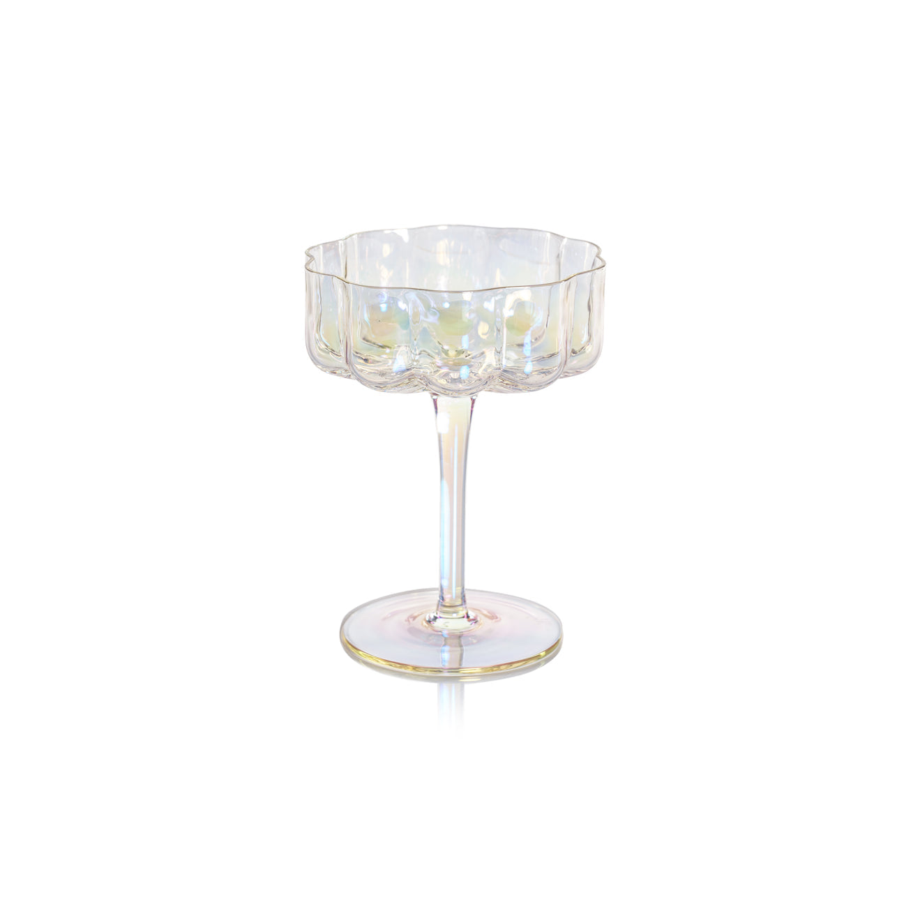 Rocco Handblown Coupe - Luster (Single) - Drinkware Sets by Carlyle Avenue
