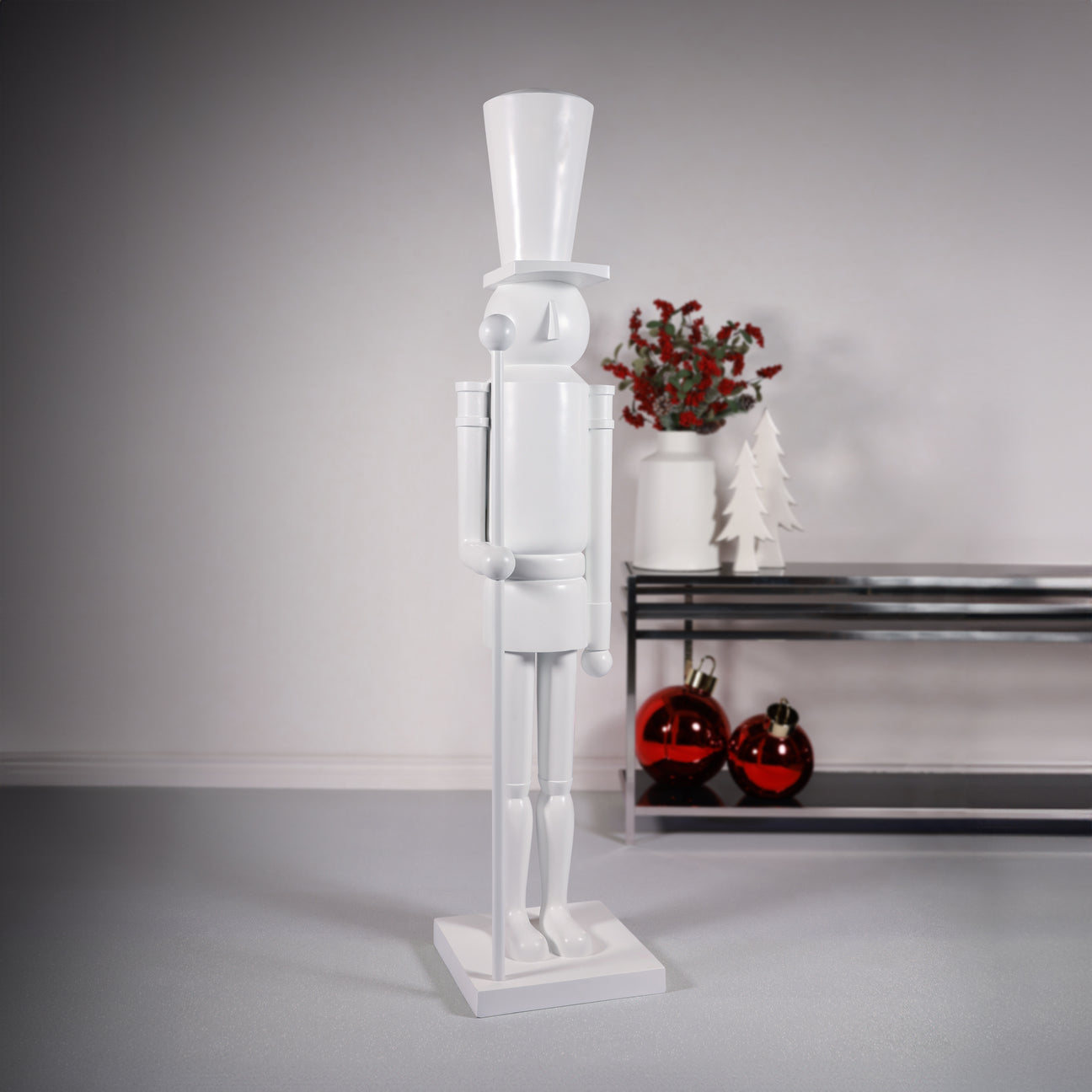 Extra Tall Matte White Soldier - Christmas Decor by Carlyle Avenue