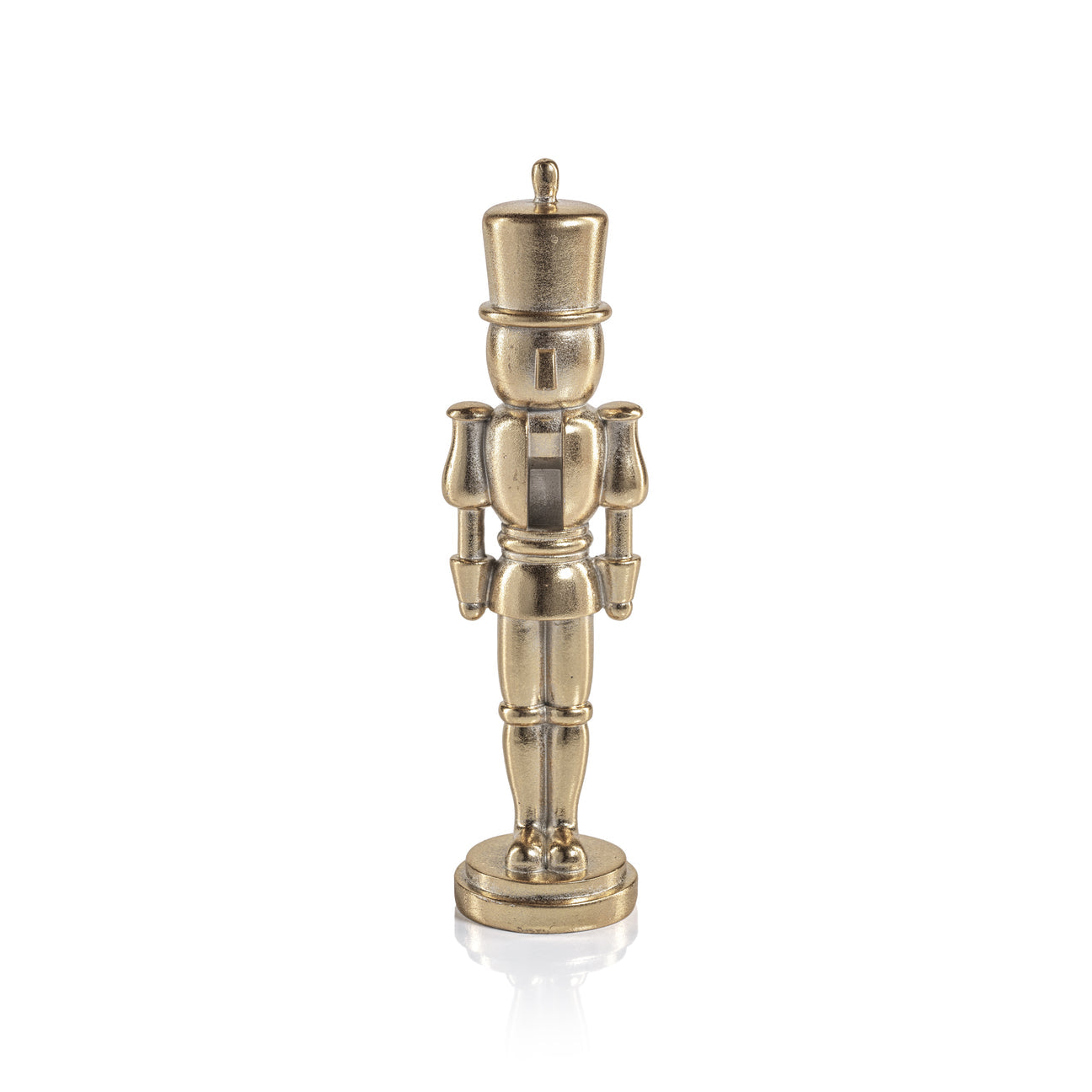 Metallic Decorative Nutcracker - Gold - Christmas Decor by Carlyle Avenue