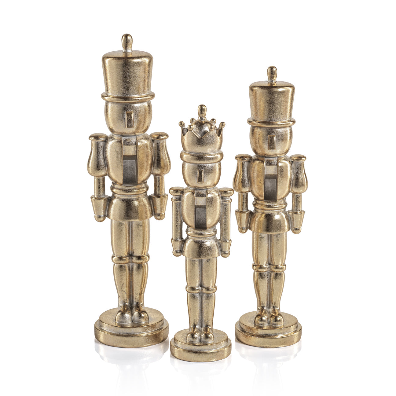 Metallic Decorative Nutcracker - Gold - Christmas Decor by Carlyle Avenue