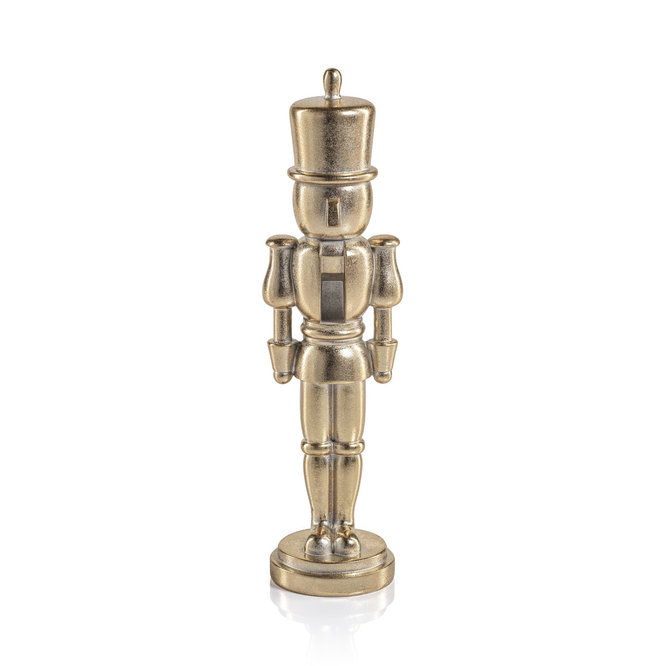 Metallic Decorative Nutcracker - Gold - Christmas Decor by Carlyle Avenue