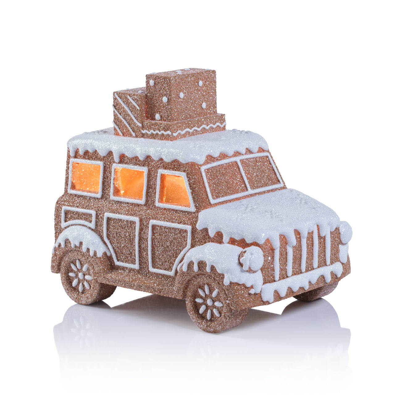 LED Gingerbread Car - Christmas Decor by Carlyle Avenue