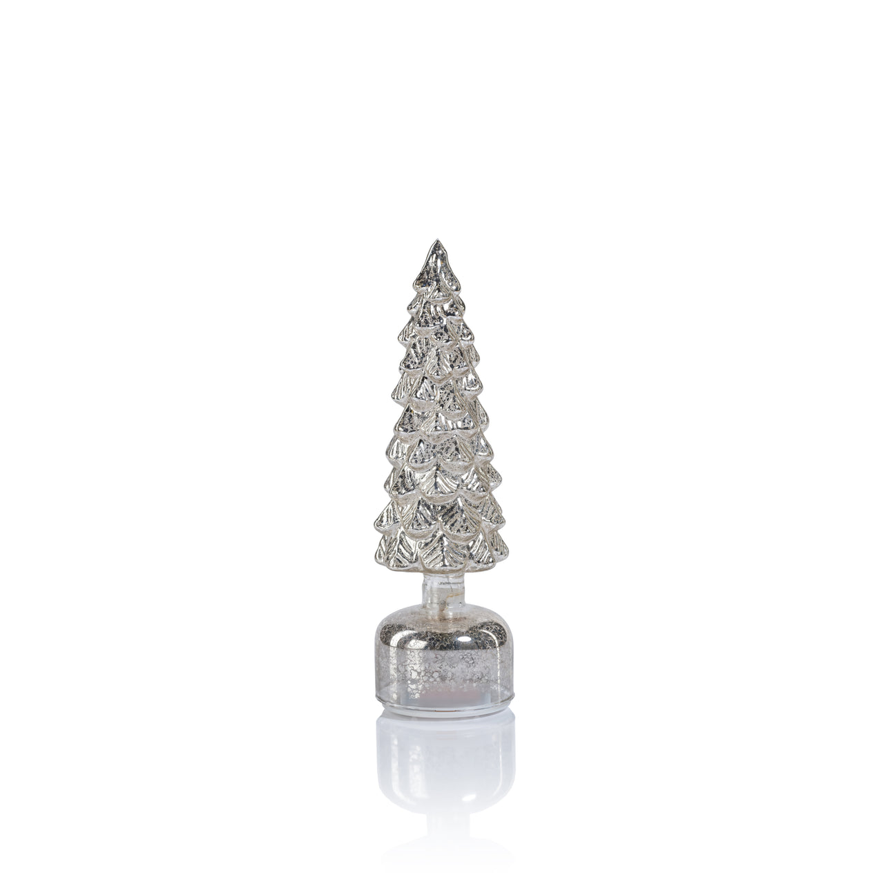 Mountain Pine Rotating LED Tree - Antique Silver - Christmas Trees by Carlyle Avenue