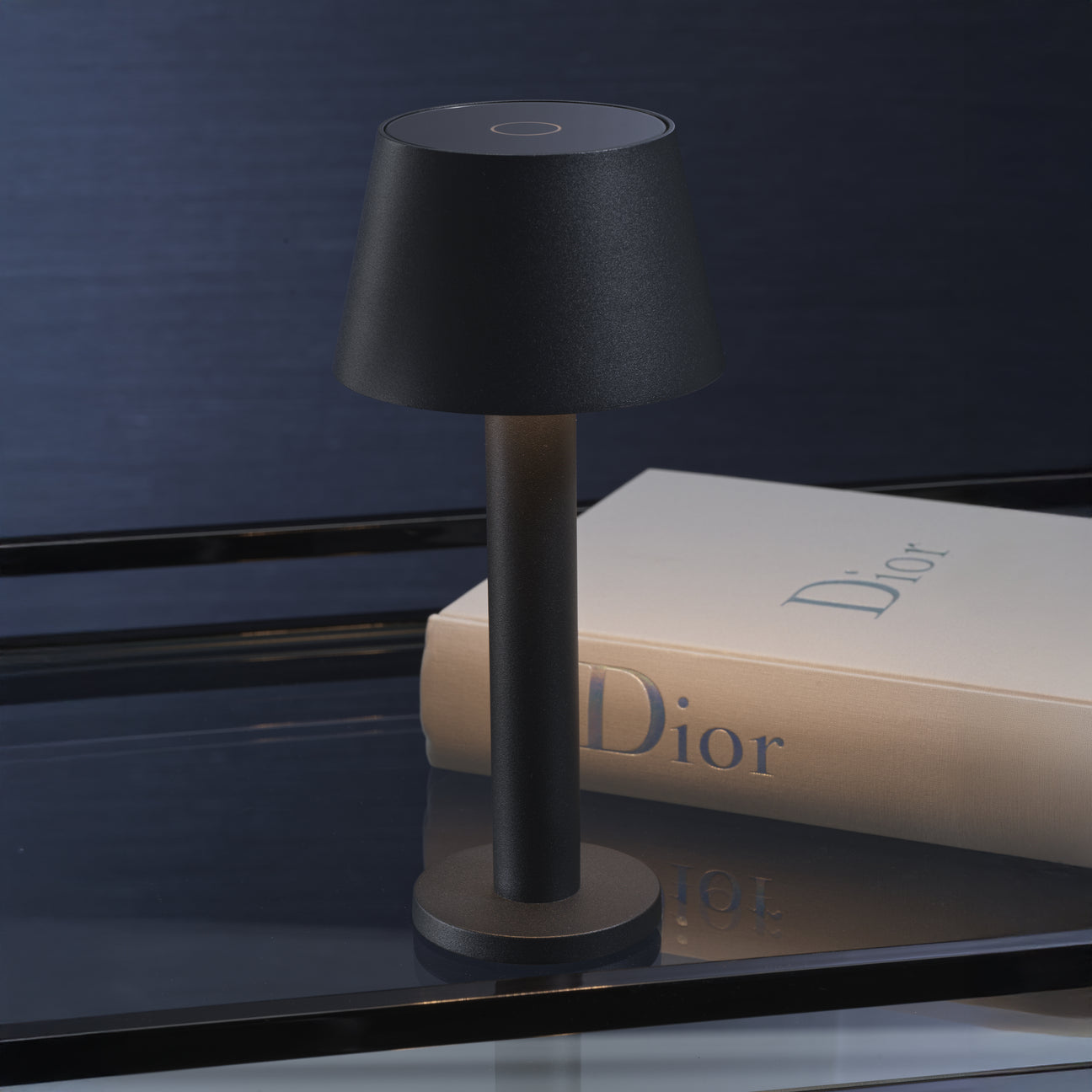 COMO Rechargeable Table Light - Matte Black - by Carlyle Avenue