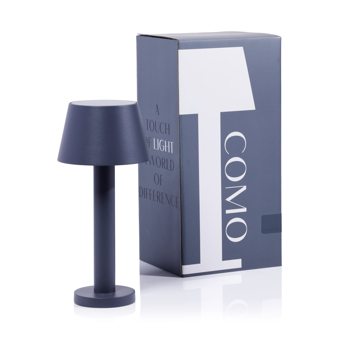 COMO Rechargeable Table Light - Slate Gray
