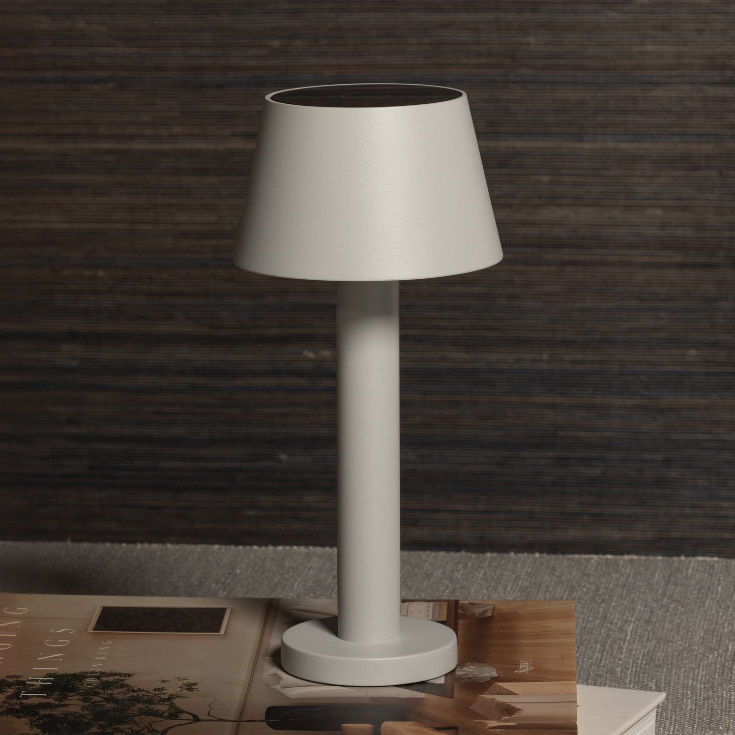 COMO Rechargeable Table Light - Light Gray - by Carlyle Avenue