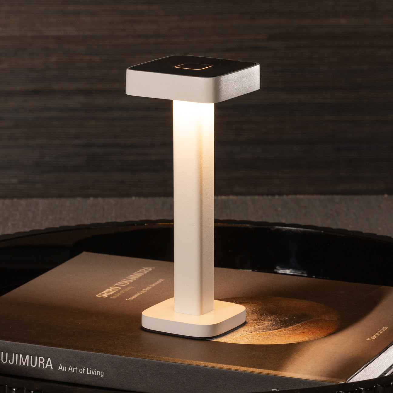 MONZA Rechargeable Table Light - Matt White - by Carlyle Avenue