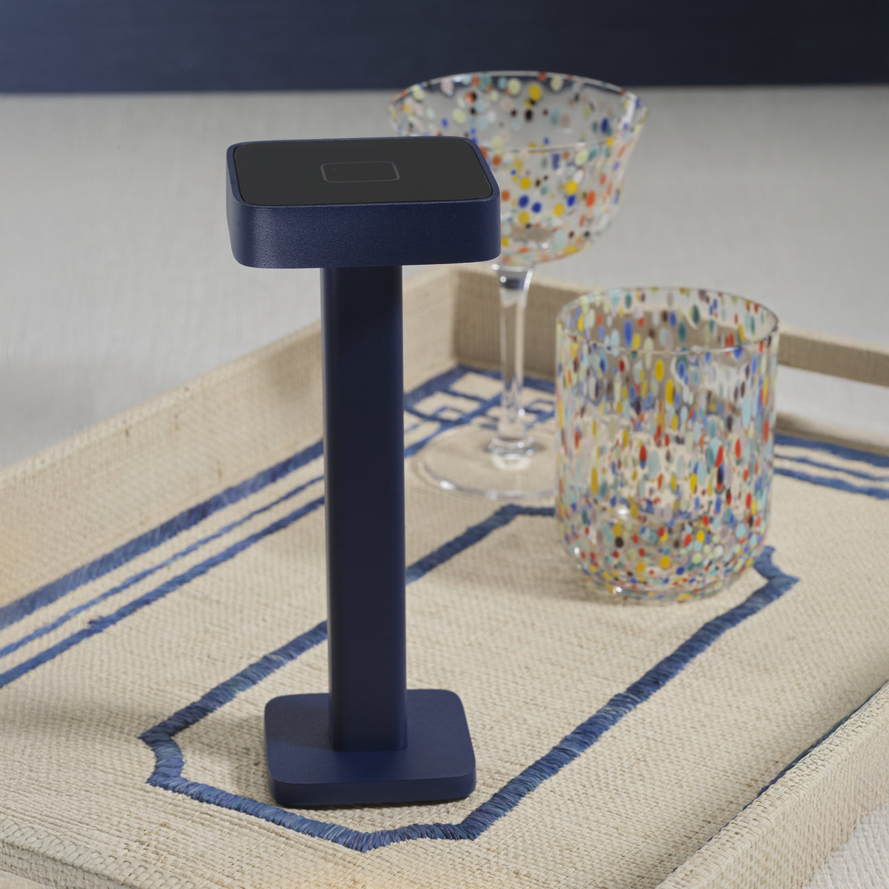 MONZA Rechargeable Table Light - Indigo Blue - by Carlyle Avenue