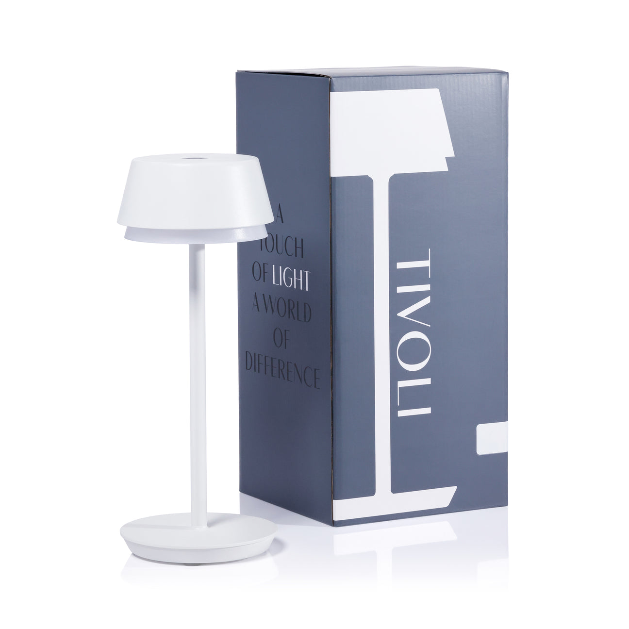 TIVOLI Rechargeable Table Light - Matte White - by Carlyle Avenue