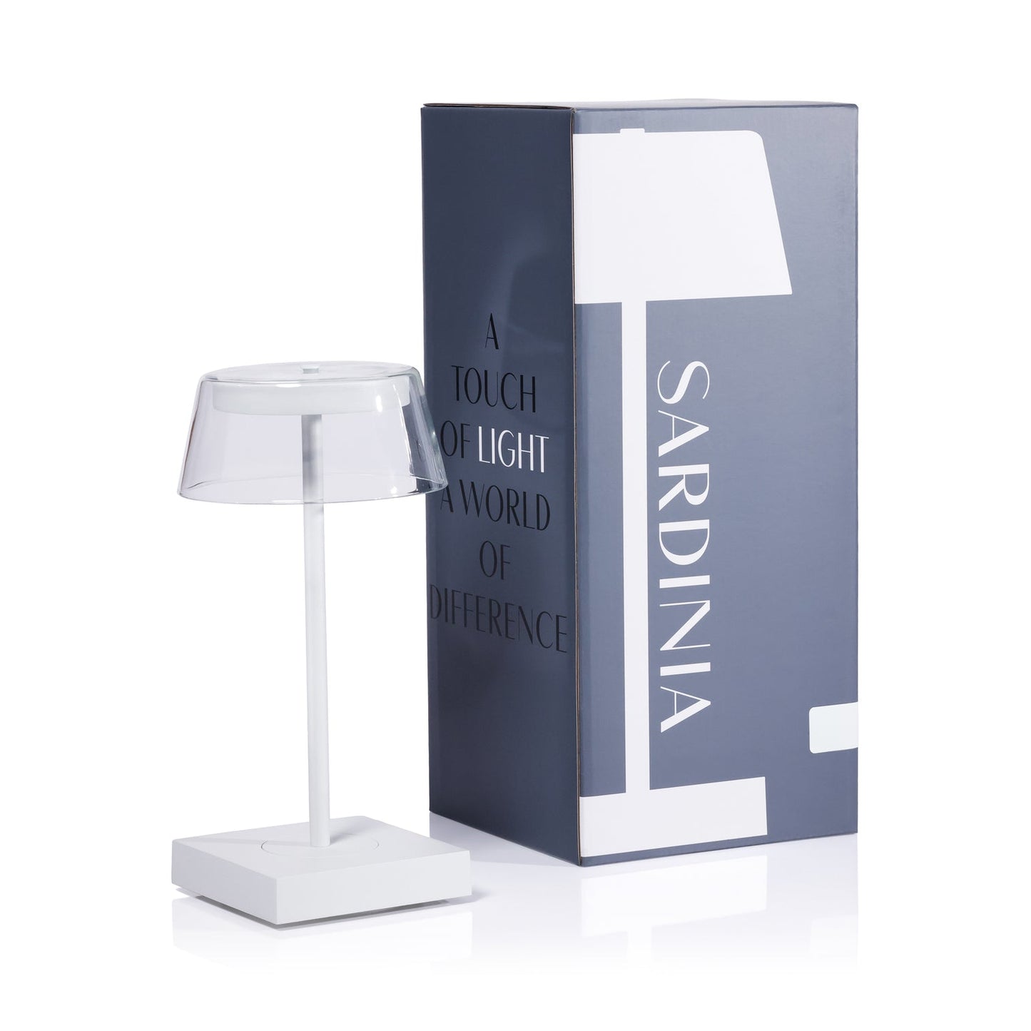 SARDINIA Rechargeable Table Light - Matt White