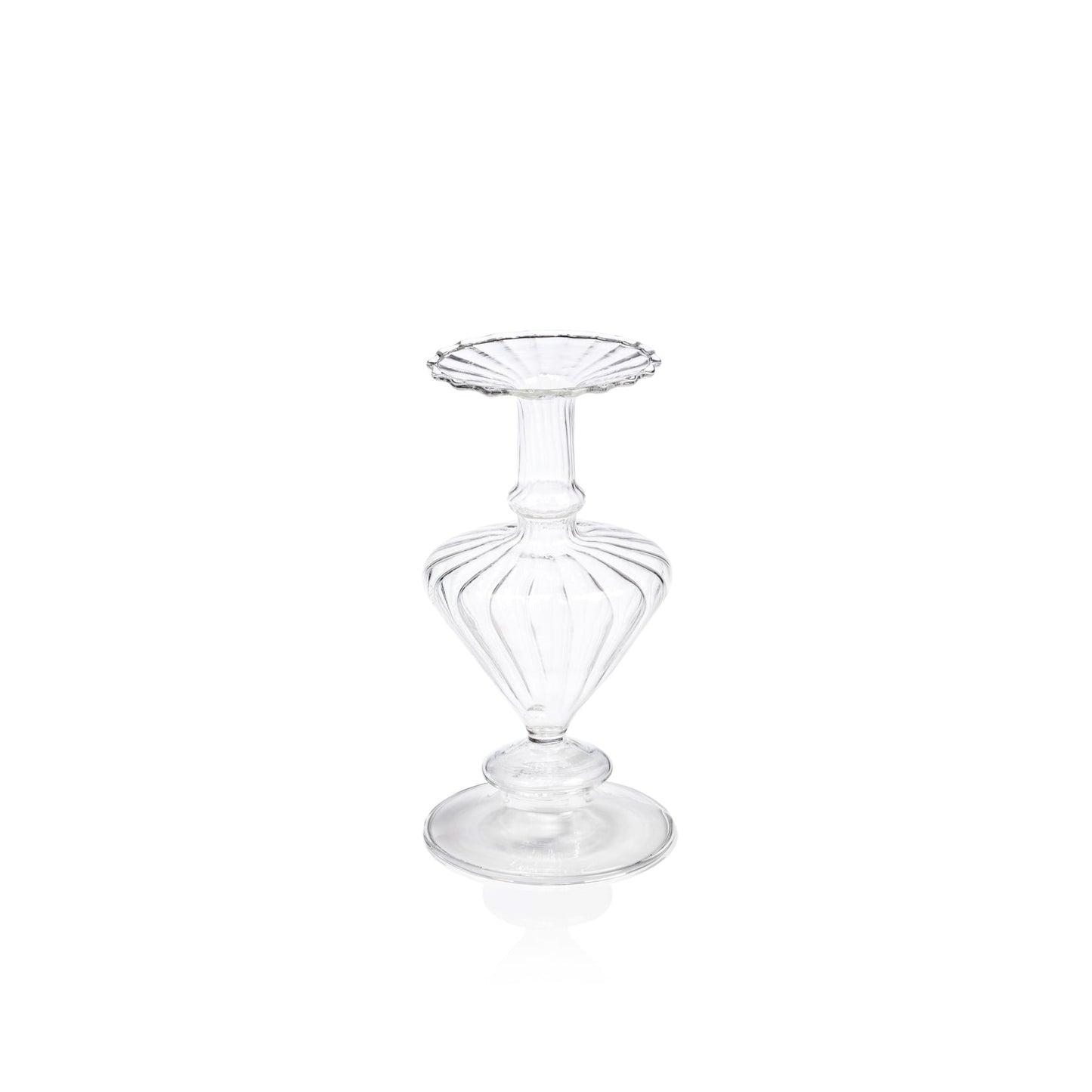 Pompidou Clear Glass Vase - Vases by Carlyle Avenue