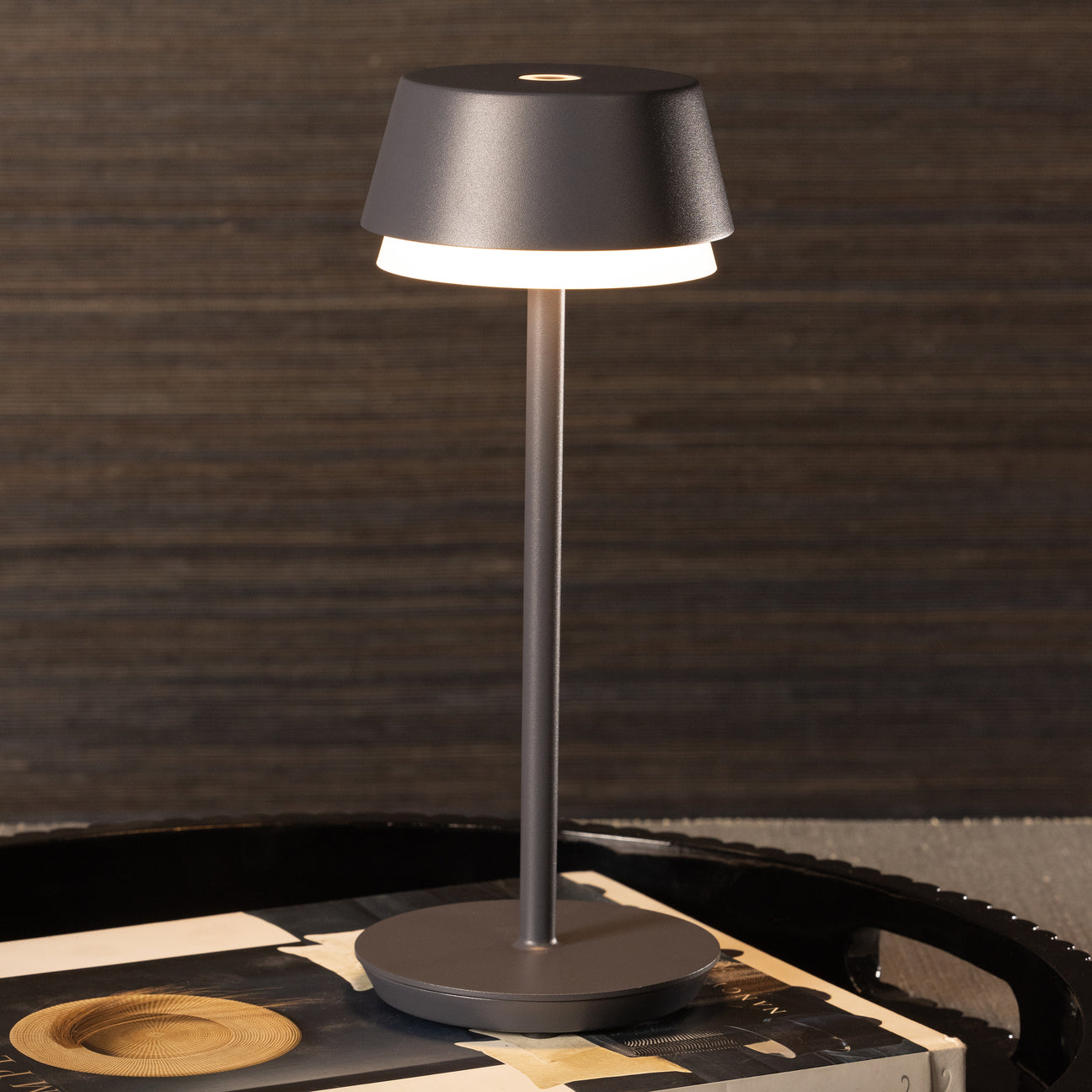 TIVOLI Rechargeable Table Light - Slate Gray