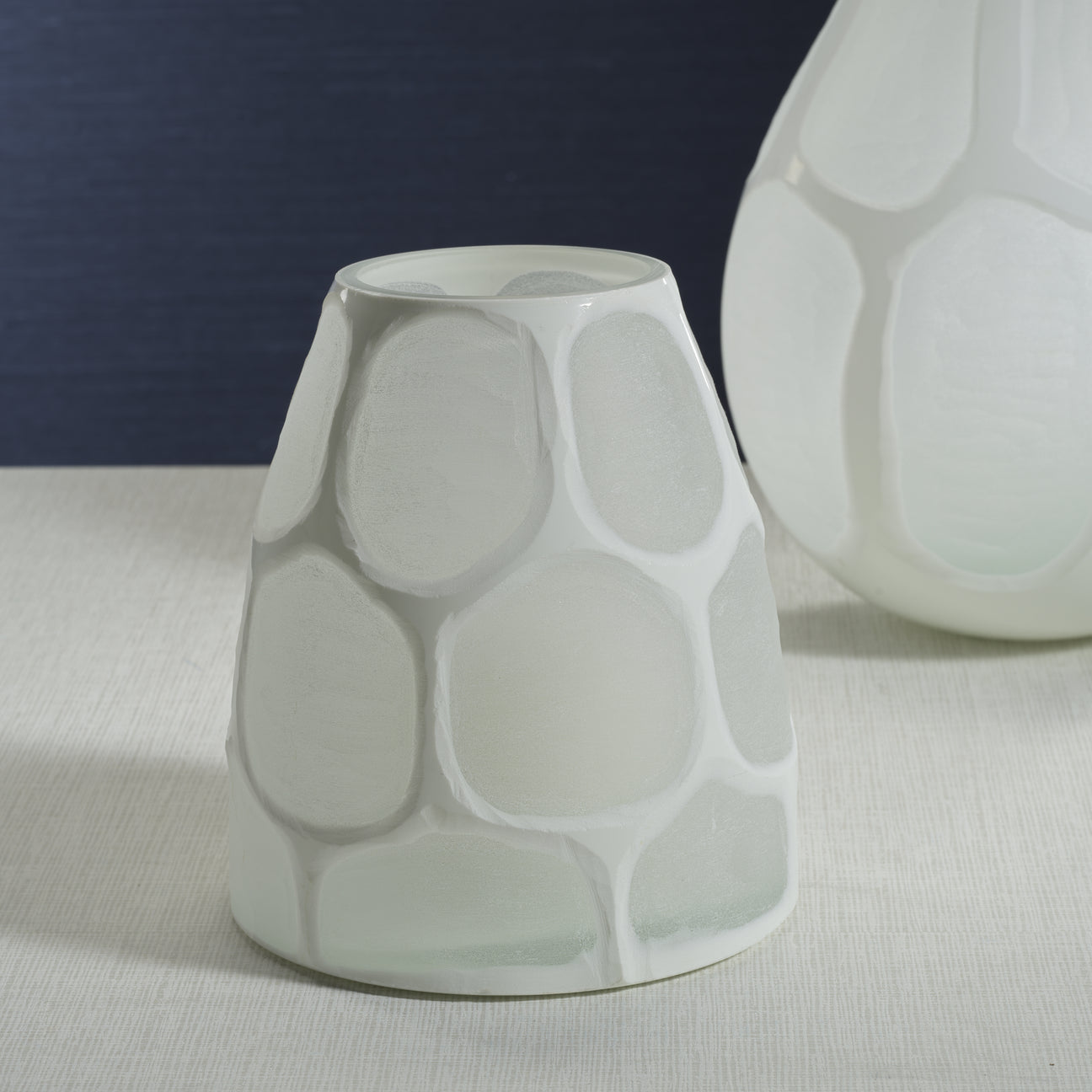 Cape Coral Glass Vase / Hurricane - Vases by Carlyle Avenue