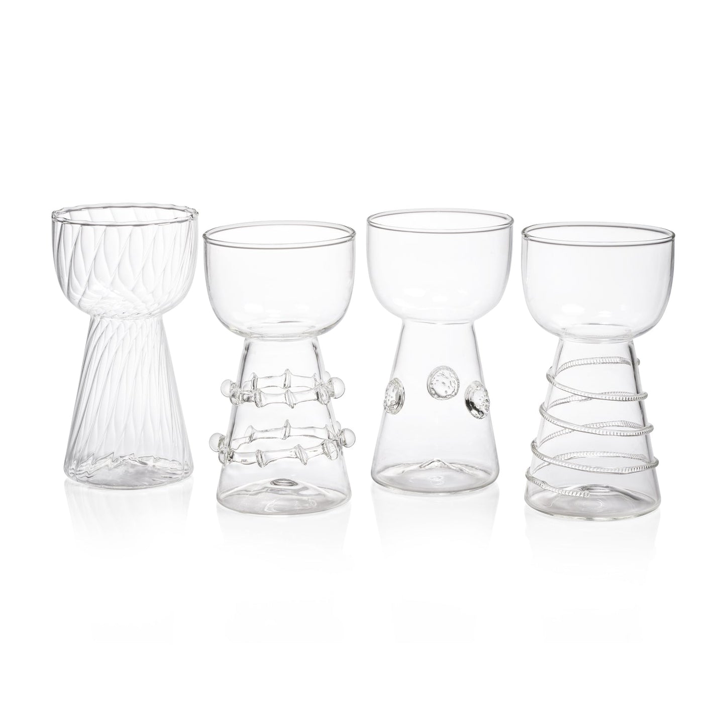 Amelie Vase - Set of 4 Assorted - Vases by Carlyle Avenue