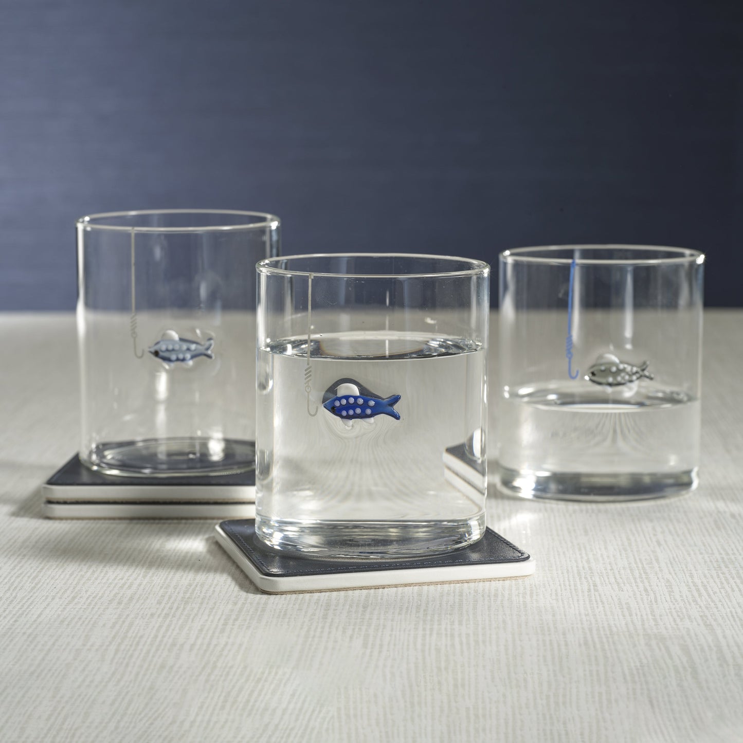 Tidal Sip Glass Tumbler - Set of 3 Assorted - Drinkware Sets by Carlyle Avenue