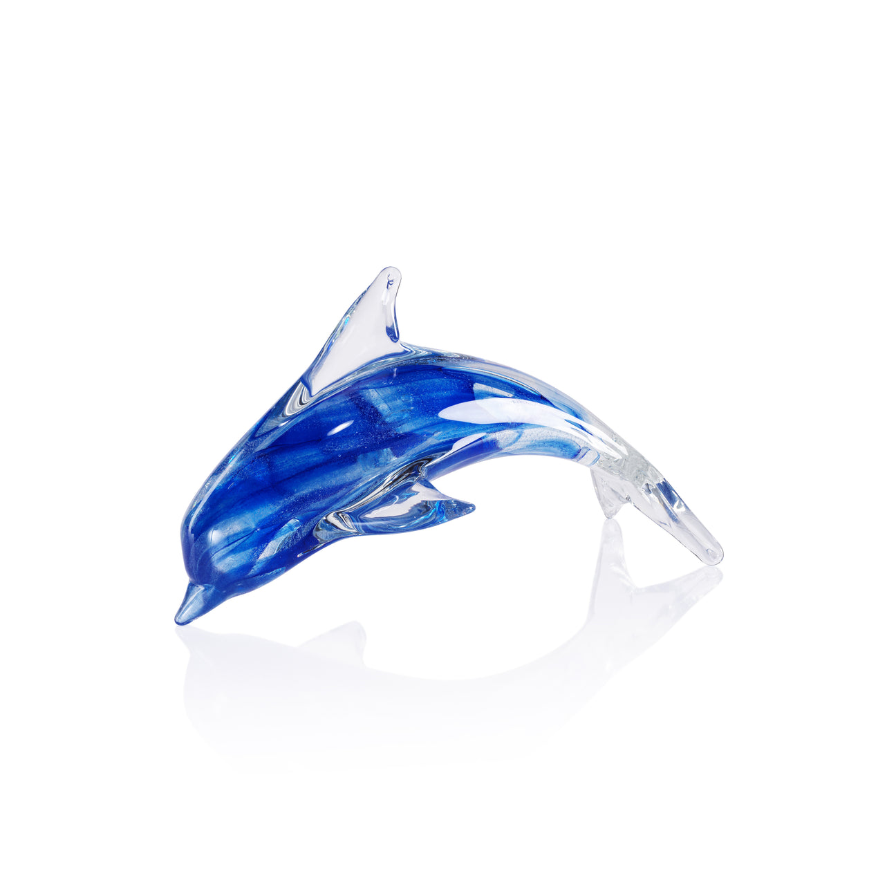 Blue Decorative Glass Dolphin - Decorative Accessories by Carlyle Avenue