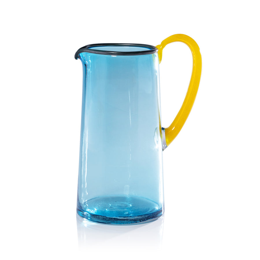Lagoon Juice Pitcher - Aqua, Green and Yellow