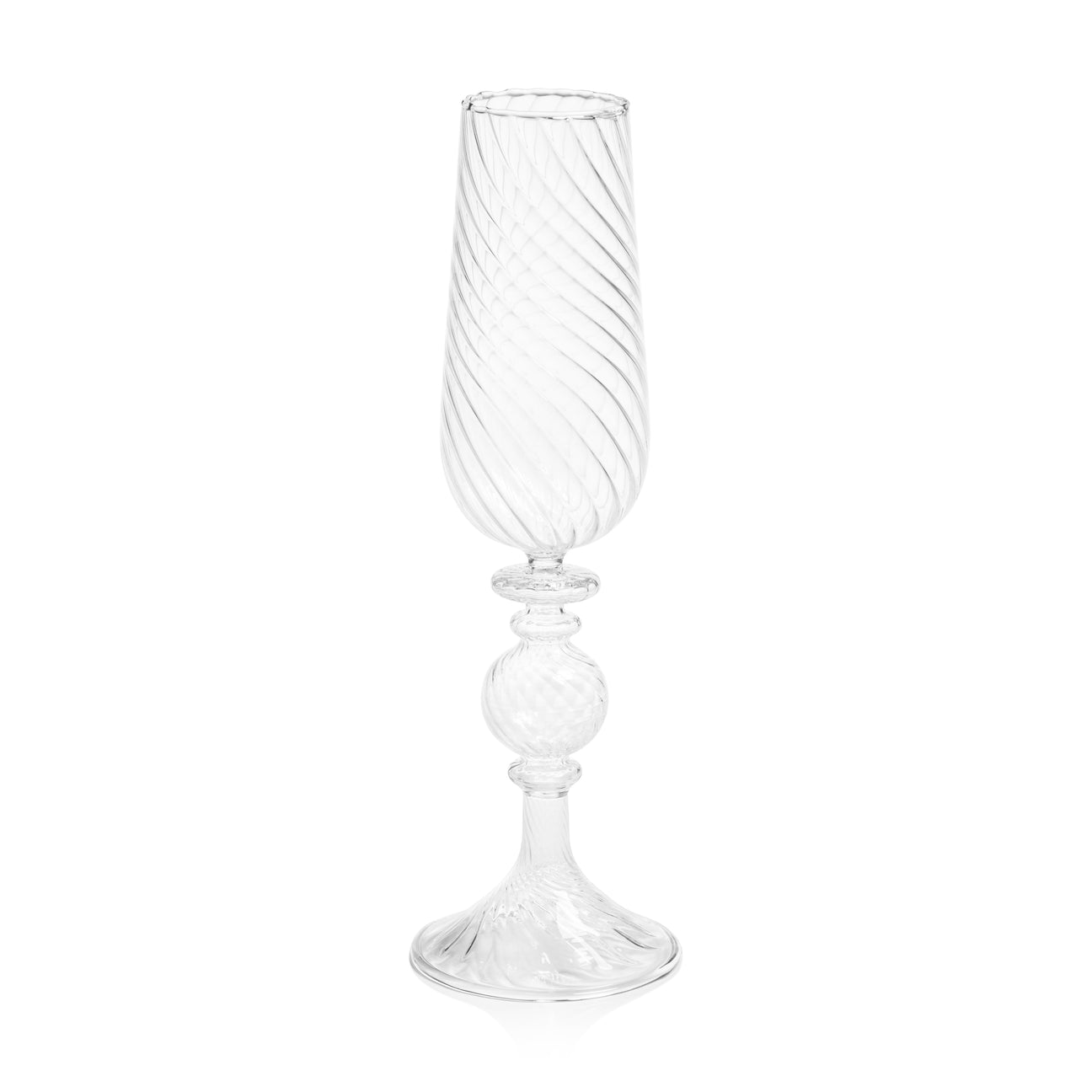 Rialto Twisted Optic Glassware - Drinkware Sets by Carlyle Avenue