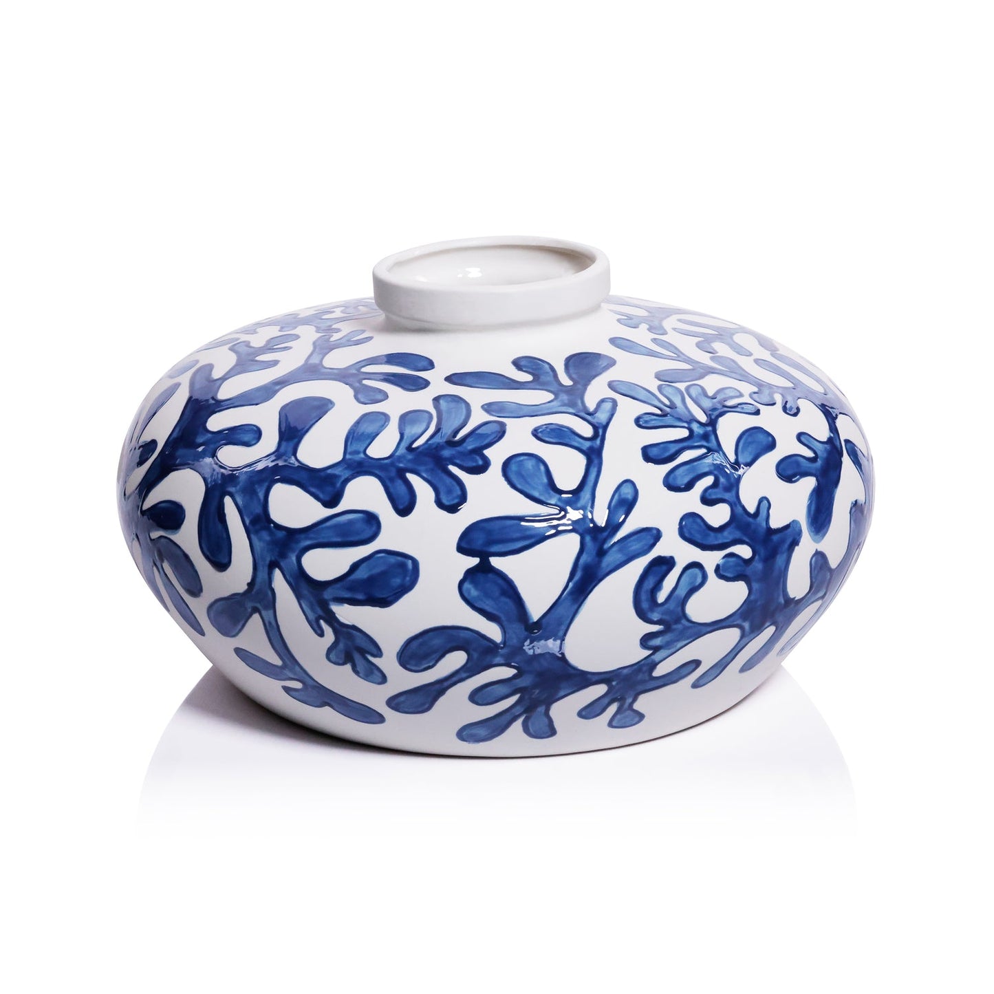 Bermuda Coral Stoneware Vase - Vases by Carlyle Avenue
