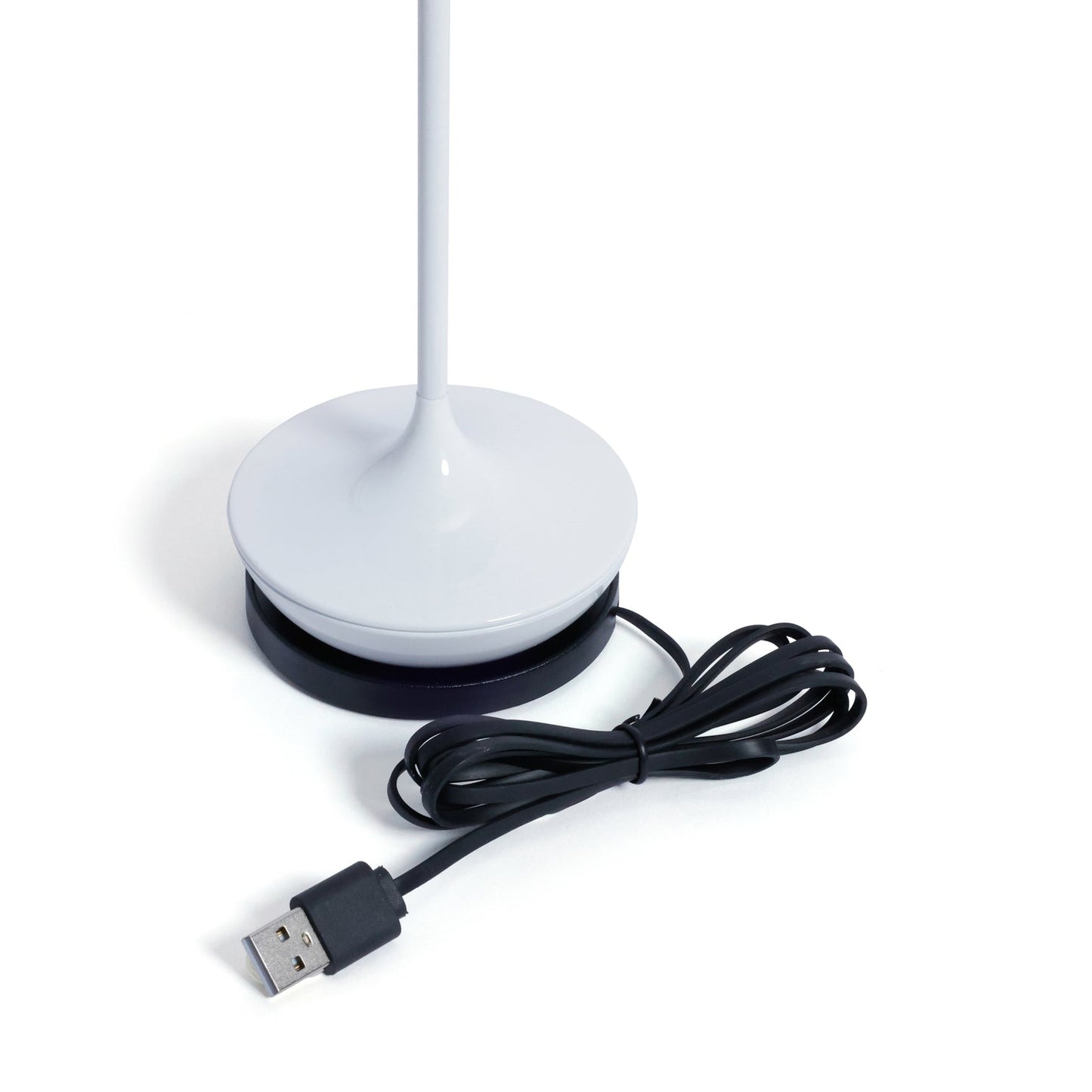 SLEEK Rechargeable Table Light - White with Gold