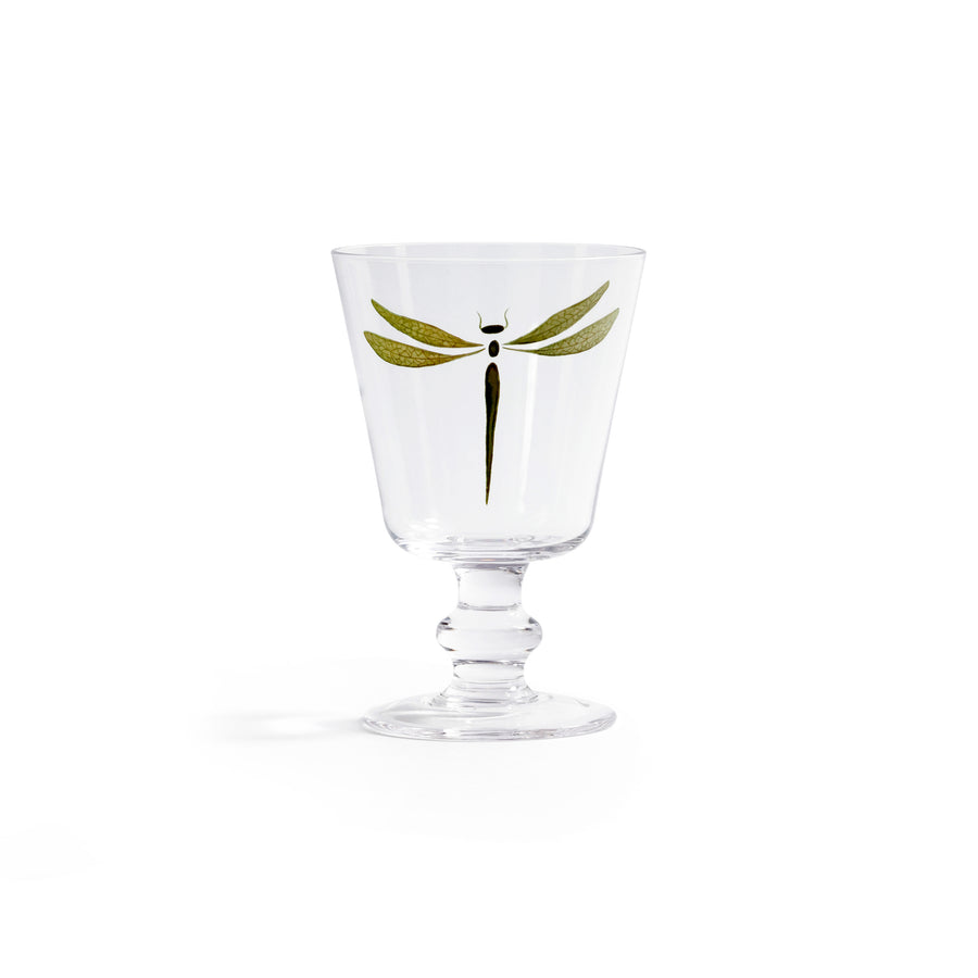 Whispering Dragonfly Stemmed Glass - Set of 6