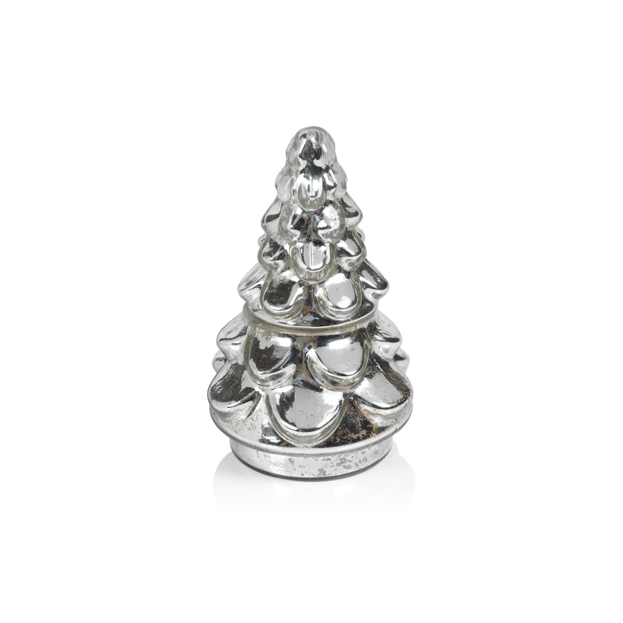 Glass Tree Scented Candle - Silver - Home Fragrance by Carlyle Avenue