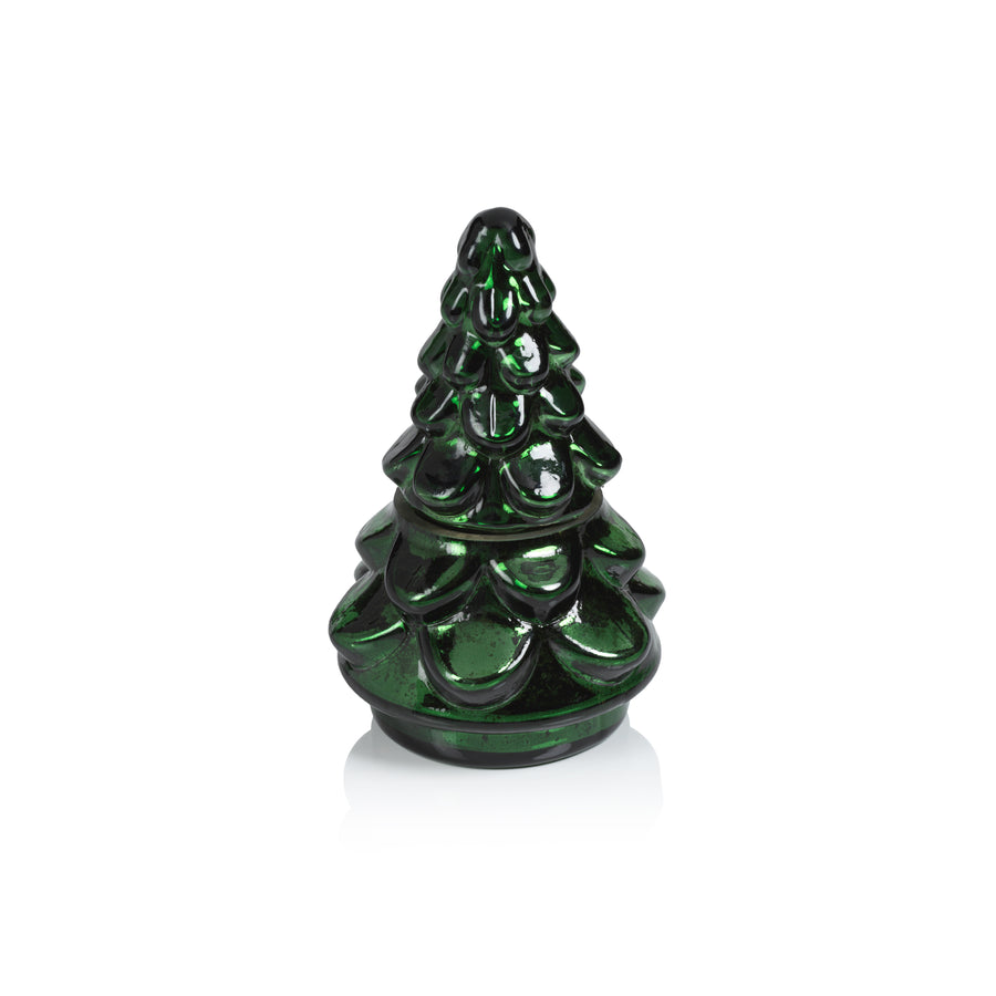Glass Tree Scented Candle - Green - Home Fragrance by Carlyle Avenue
