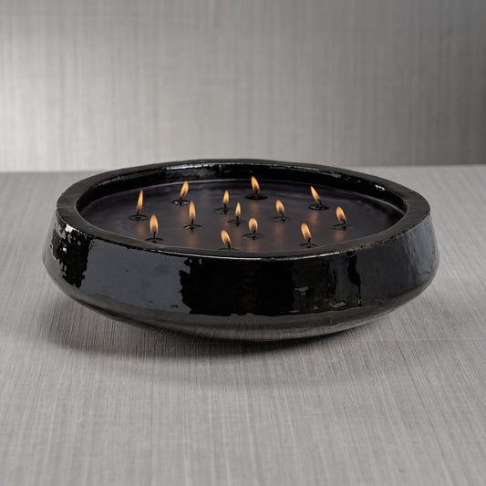 Cedar Leaf & Hinoki Cypress Outdoor Concrete Scented Candle- 16 Wick - Candles by Carlyle Avenue