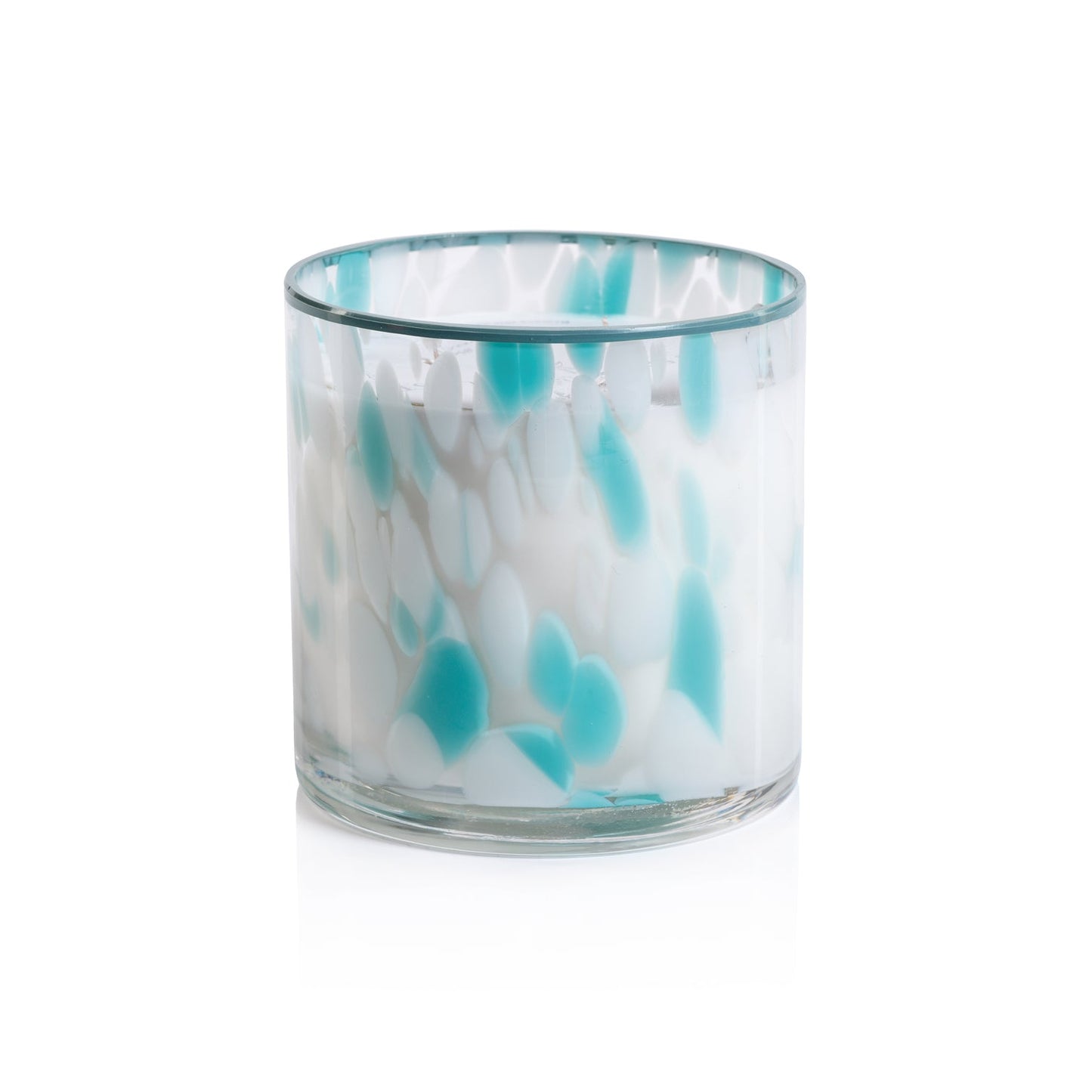Sea Salt & Coastal Mist Blue Opal Scented Candle - Candles by Carlyle Avenue