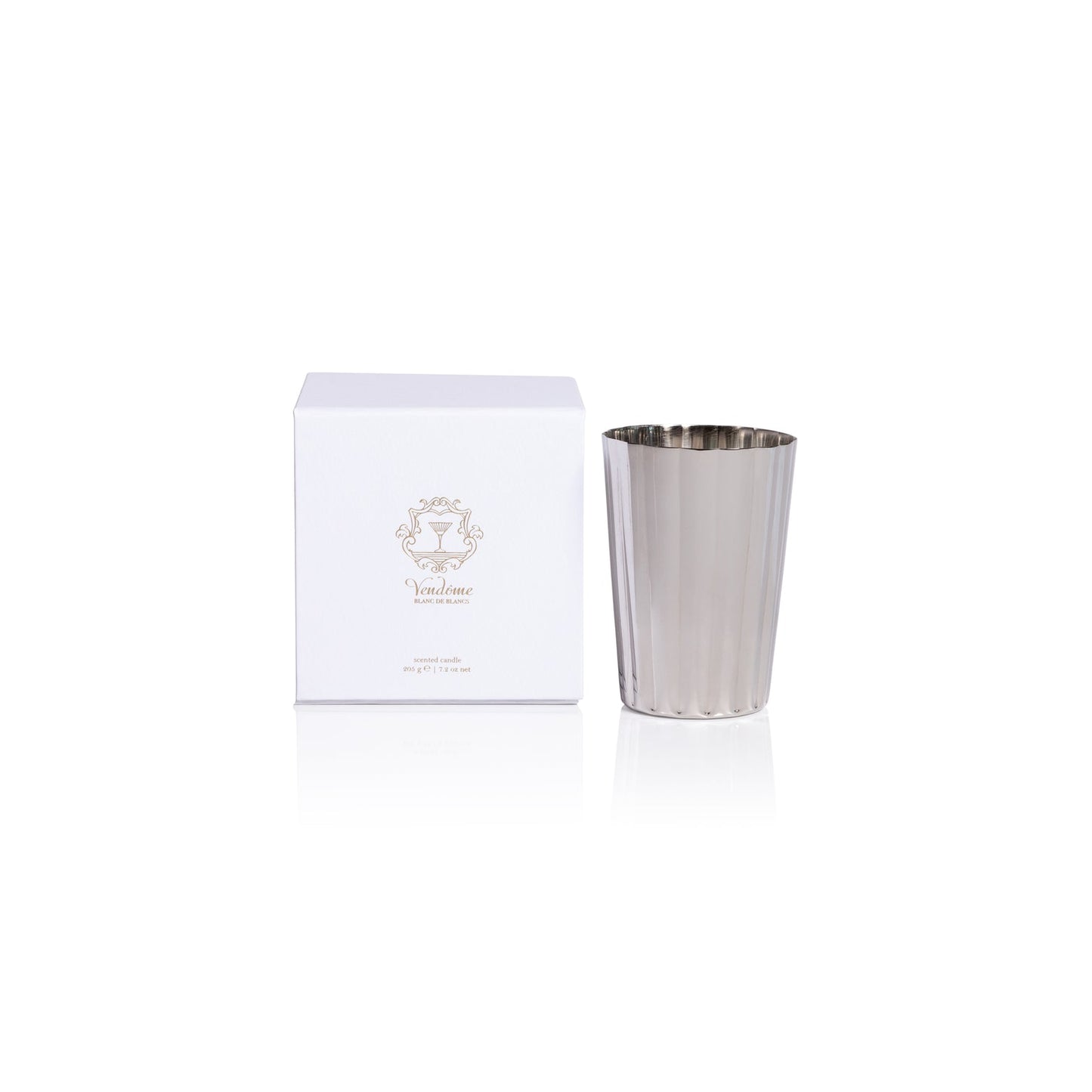 Vendôme Scented Tumbler Candle - Silver - Candles by Carlyle Avenue