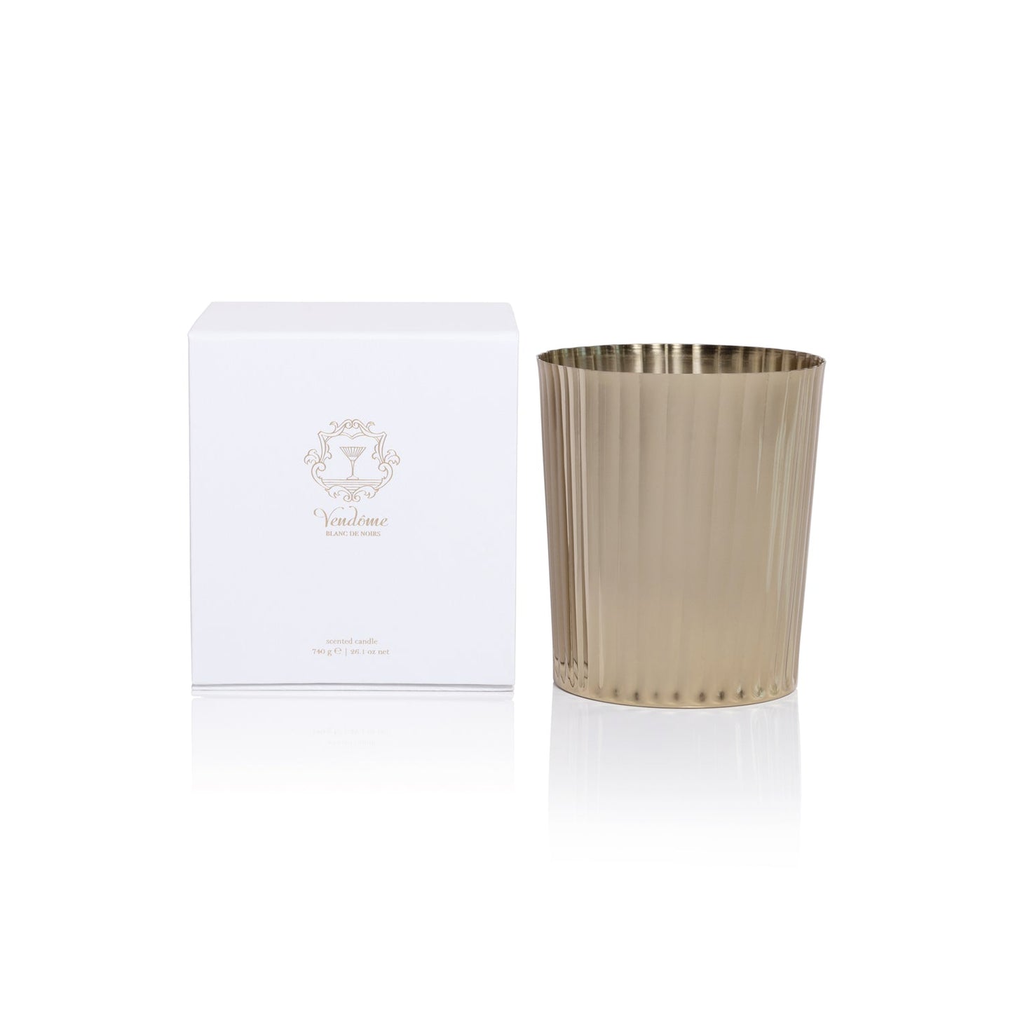 Vendôme Scented Tumbler Candle - Gold - Candles by Carlyle Avenue