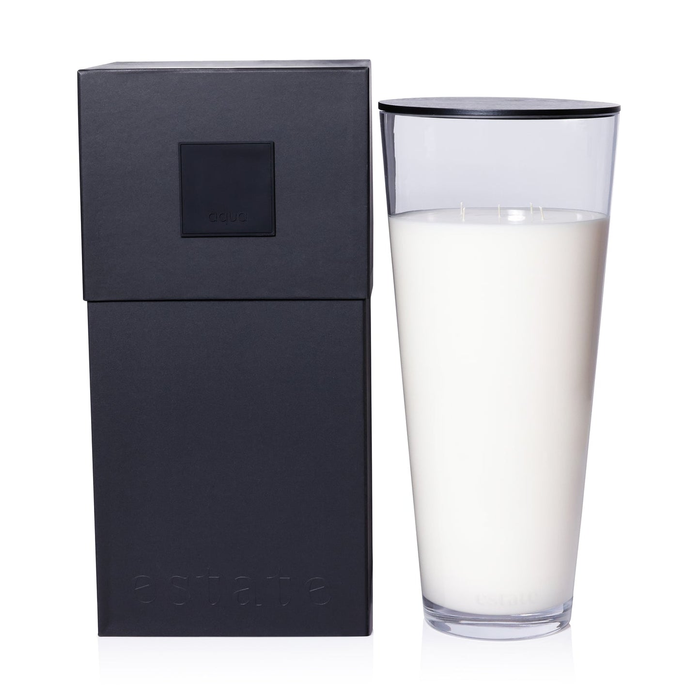 Estate Candle Collection - Clear - Aqua - Home Fragrance by Carlyle Avenue