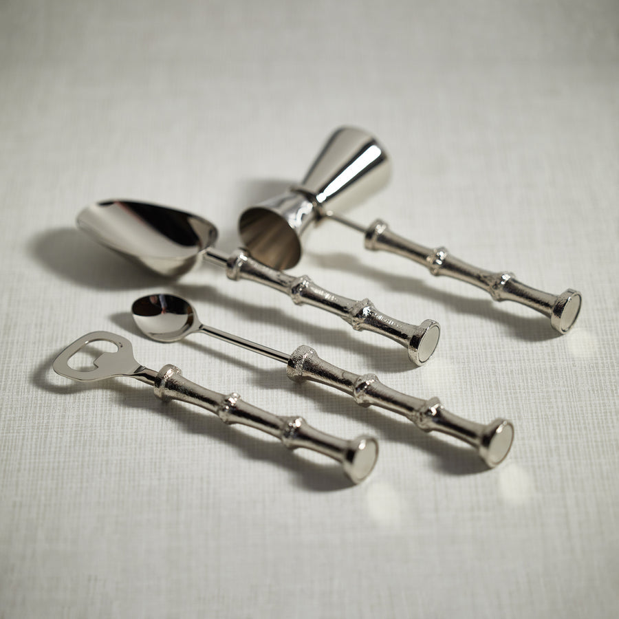 Bamboo 5 Piece Bar Tool Set - Barware by Carlyle Avenue