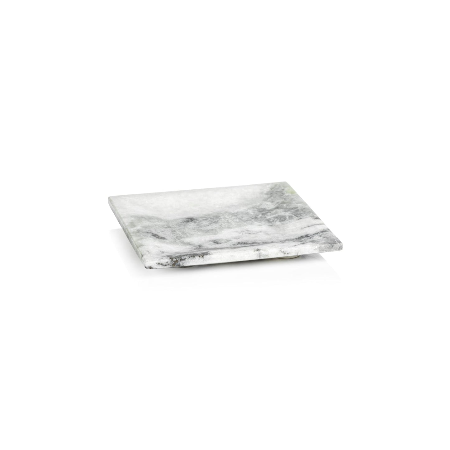 Palomar Marble Tray - White Gray - Trays by Carlyle Avenue